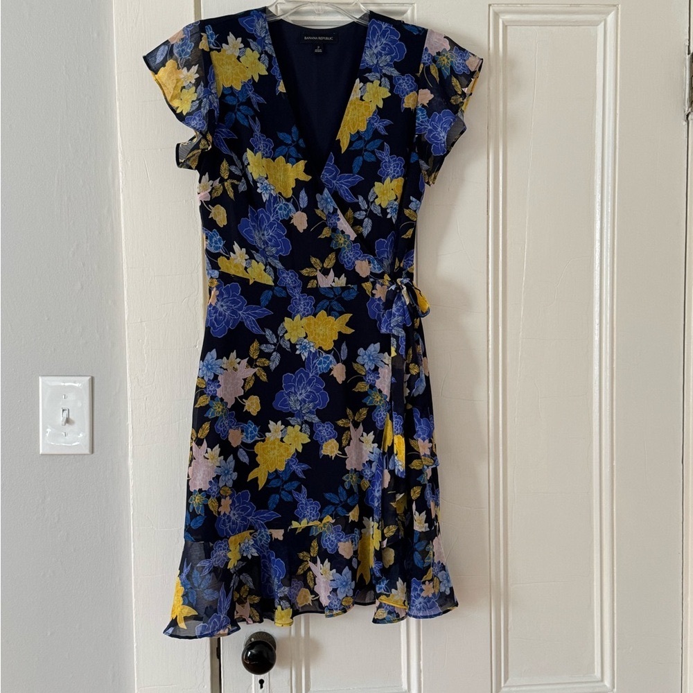 Banana Republic Wrap Floral Dress